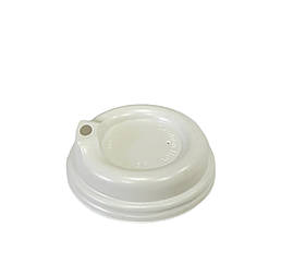 Кришка на стакан 90мм біла (50/уп,2000/ящ)