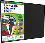 Обкладинка картонна А3 "під шкіру" DELTA COLOR, 230гр/м2, чорний, 100шт, (1220101029300), фото 3