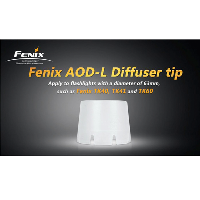 Дифузійний фільтр ТК41/ТК60 білий Fenix AOD-L - фото 4 - id-p2193442656