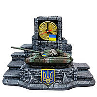 Оригинальный украинский сувенир подставка "Украинский танк Т-64 БВ", Интересный подарок на военную тематику