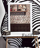 Настінне прямокутне дзеркало Facet 1801 60х78 см у передпокій, коридор, спальню в рамі МДФ, фото 3