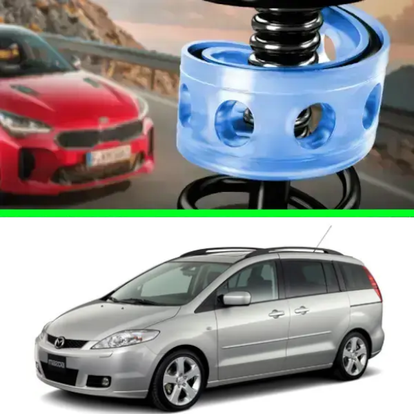Автобафери силіконові на задні пружини Mazda 5 II 2005-2010 (проставки, подушки пружини)