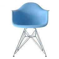 Кресло Тауэр, пластиковое, цвет голубой