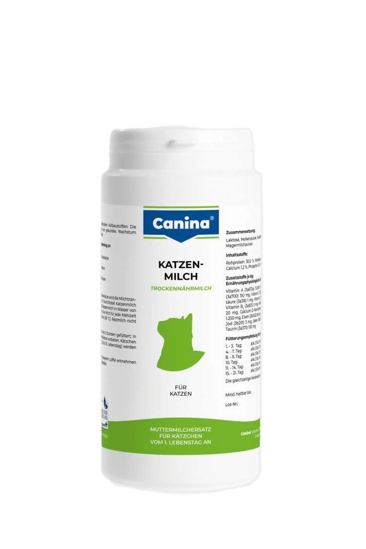 Молочна суміш для вигодовування кошенят Canina Katzenmilch 150 г, фото 1