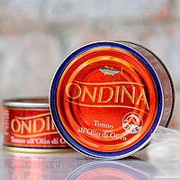 Тунец в оливковом масле Ondina "Tonno all'Olio di Oliva" 160 г