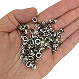 Люверси 4.5 мм, СРІБЛО, 500 шт, фото 4