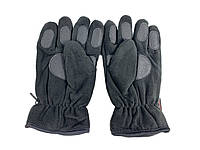 Военные двухслойные теплые флисовые перчатки для военных, армейские перчатки цвета чорний, военные рукавички