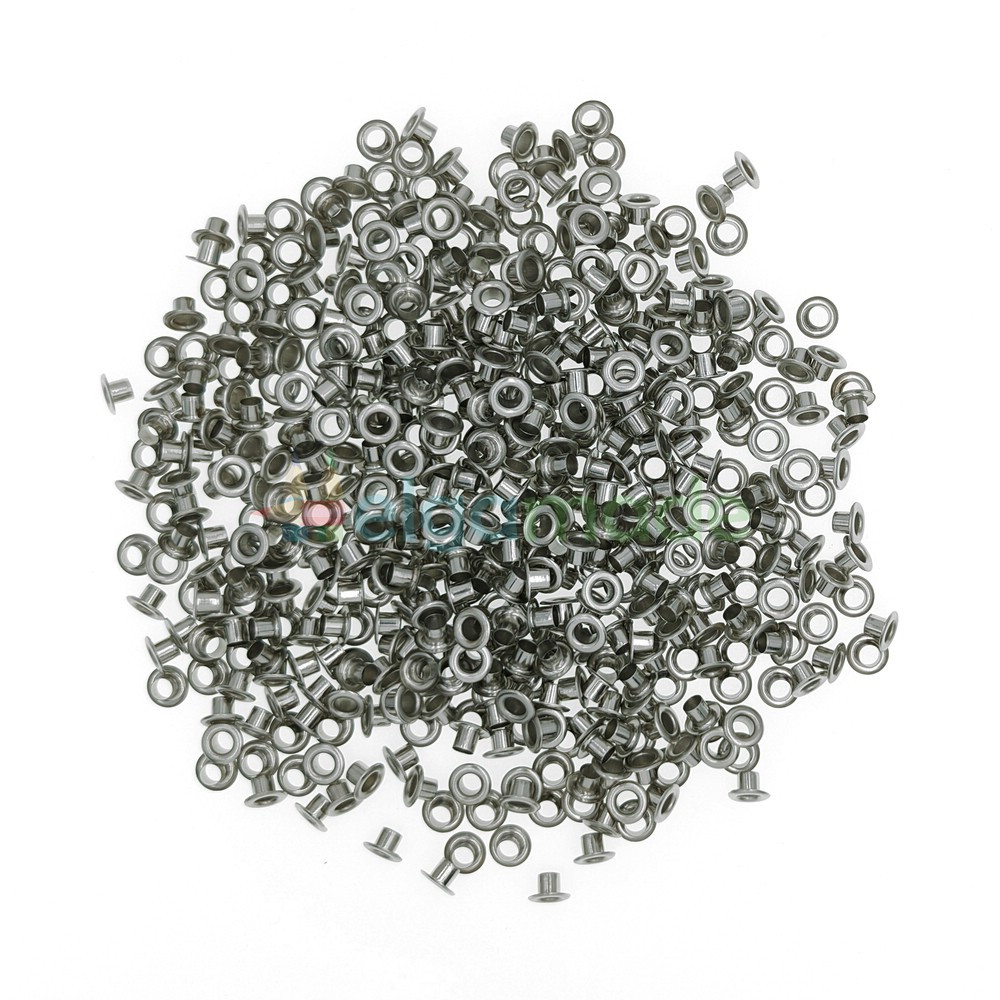 Люверси 4.5 мм, СРІБЛО, 500 шт, фото 1