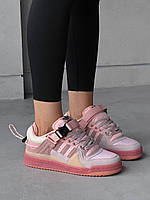 Женские кроссовки Adidas Forum Low Bad Bunny Pink Easter Egg GW0265