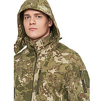 Мужская тактическая курточка с 6 карманами Combat Мультикам Soft Shell Турция Софтшел размер M ALLI787