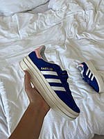 Жіночі кросівки Adidas Gazelle Bold True Pink Semi Lucid Blue HQ6894