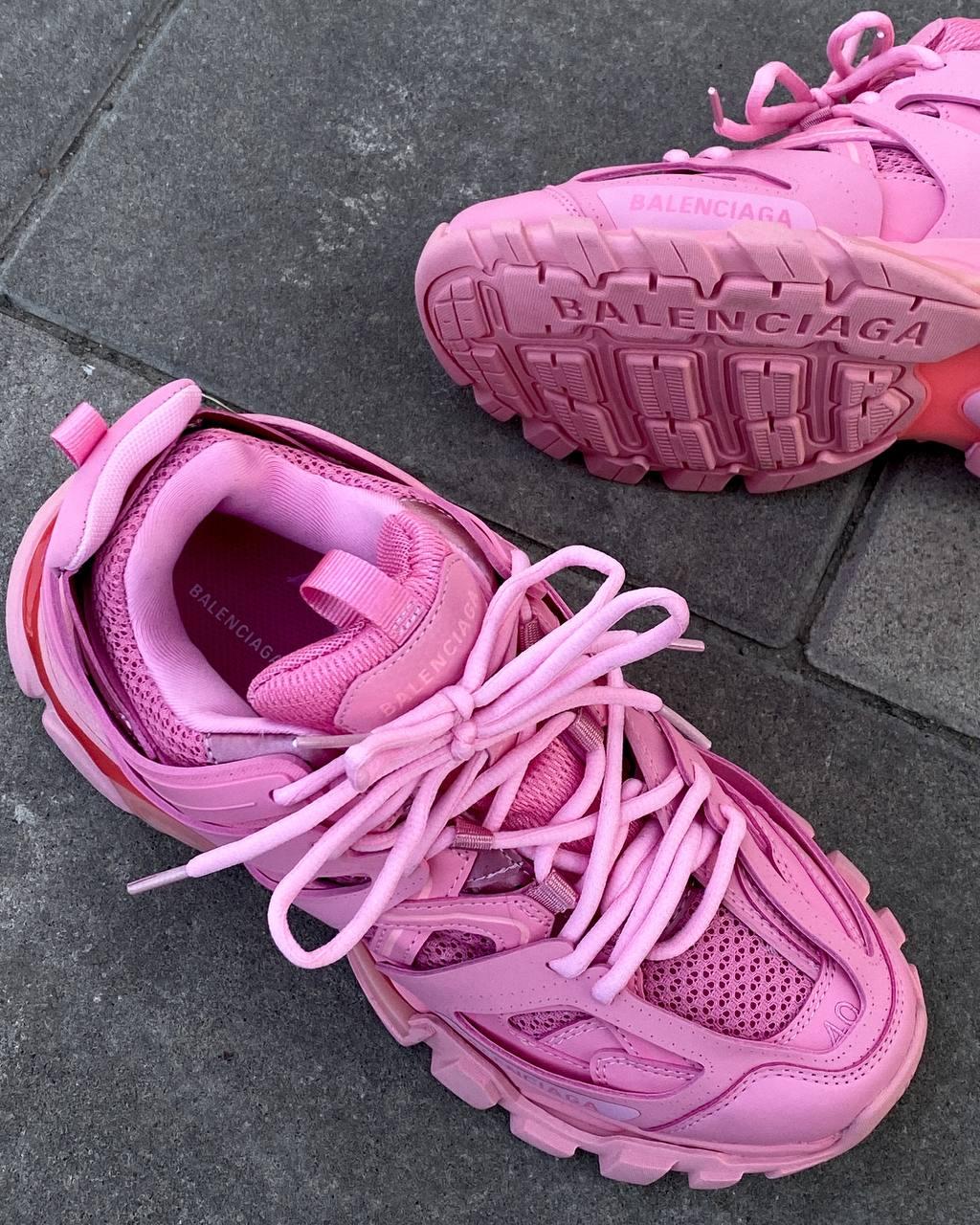Жіночі кросівки Balenciaga Track.3 Pink 700873W3RF15090, фото 1