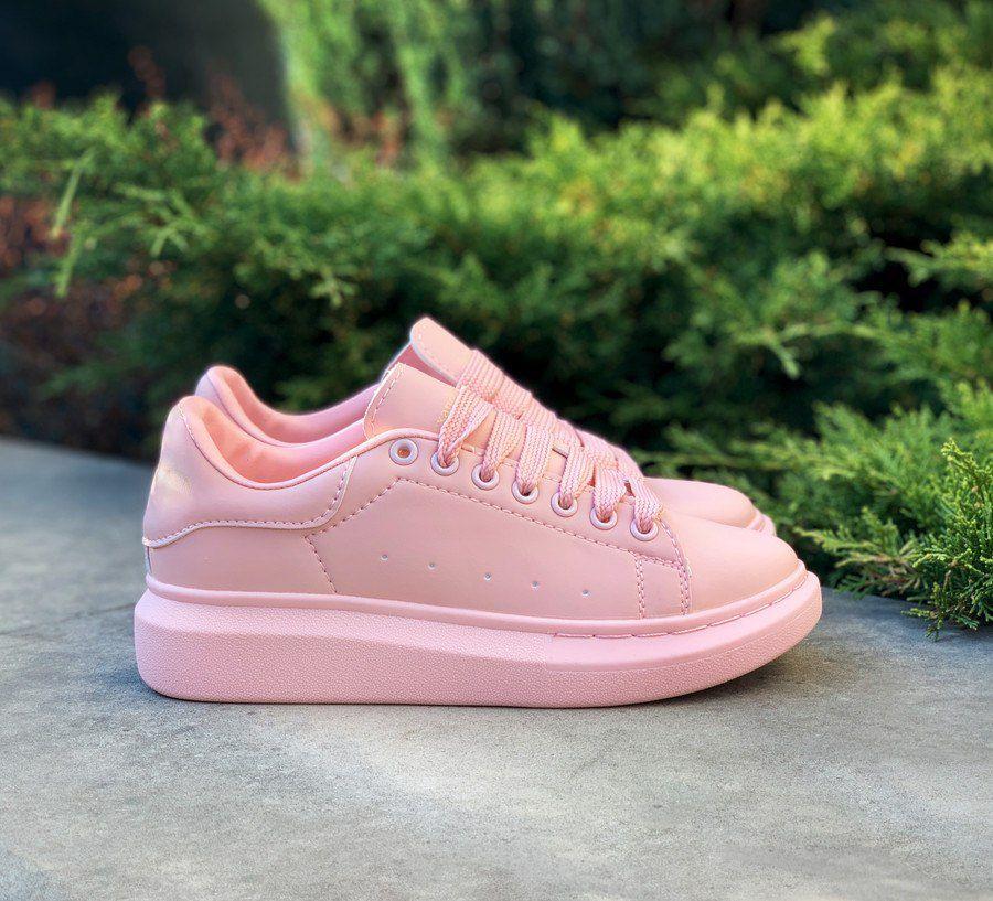 Жіночі кросівки Alexander McQueen Oversized Triple Pink 666404WIA345483, фото 1