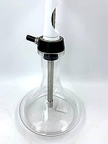 Ексклюзивний кальян Doubletoke Naked в елегантному матово-білому виконанні, фото 5