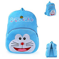 Детский плюшевый рюкзак Doraemon blue cat
