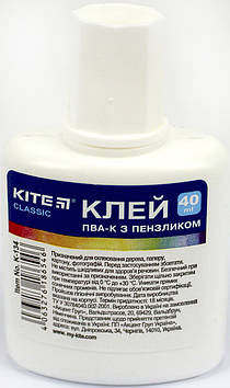 Клей ПВА "Kite" Classic №К-134 40мл з пензлик.(45)