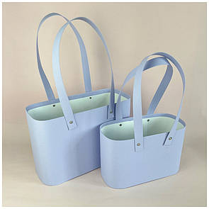 Набір корзинок овальних - бузковий