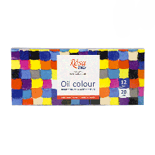 Набір олійних фарб 12 х 20 мл, ROSA Studio