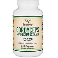 Грибной комплекс Double Wood Supplements Cordyceps Mushroom Extract 1000 mg (2 caps per servi IX, код: 8206878
