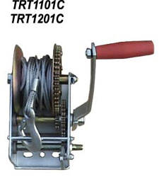 Лебідка ручна барабанна сталевий трос 10м×5мм, 450кг smart