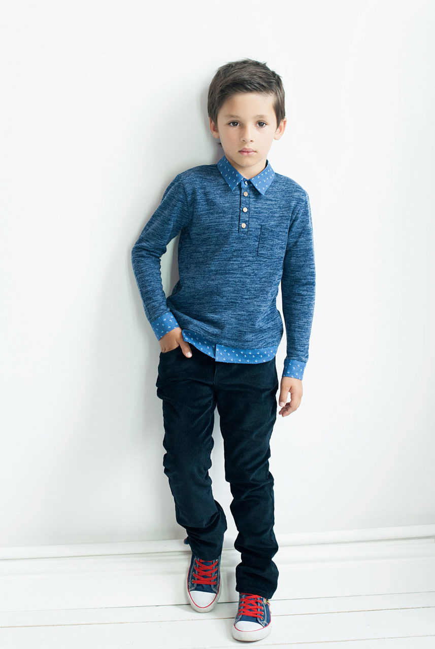 Батник Поло обманка для хлопчика 116, фото 1