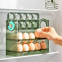 Контейнер для зберігання яєць у холодильнику Підставка органайзер для яєць на 30 шт.