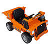 Електромобіль Вантажівка дитяча (4 мотори (2х35W, 2х18W) 12V9AH, пульт 2,4G) Самоскид Bambi JS3198EBLR-7 Оранжев, фото 6