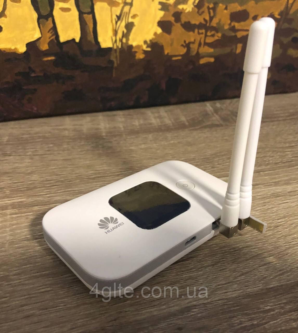 4G-роутер Huawei E5577s-321 з двома антенами в подарунок 3000 мА·год для Київстар, Vodafone, Lifecell, фото 1