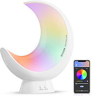 Светодиодная настольная лампа RGB Ecolor Smart Table Lamp E4B08 с регулируемой яркостью в форме луны