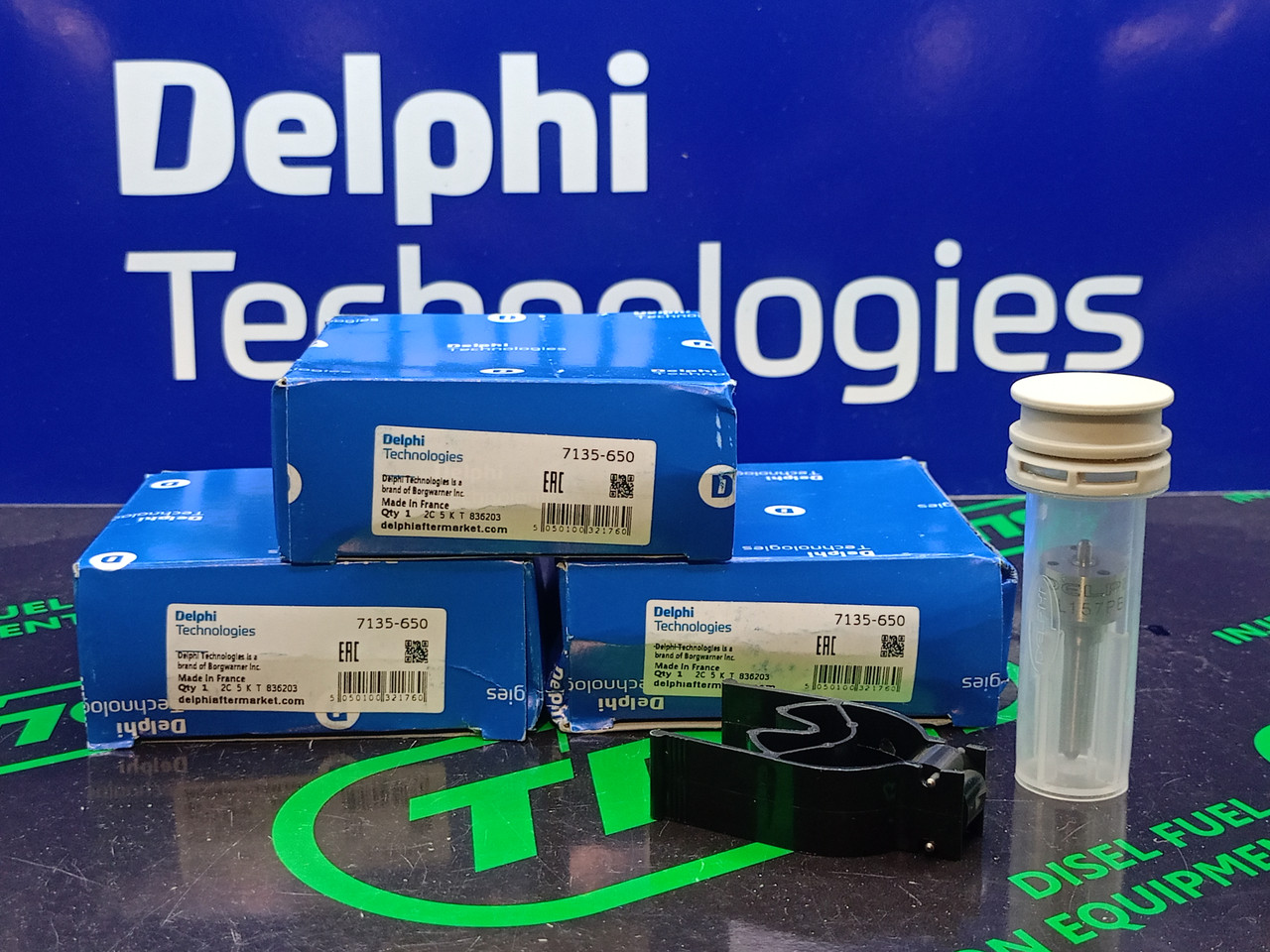 7135-650 DELPHI Ремкомплект форсунки (клапан+розпилювач L157PBD, L157PRD, 28239294) SSANG YONG, KYRON, ACTYON