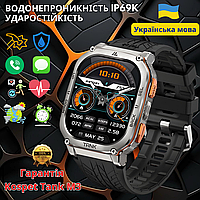 Smart Watch Kospet Tank M3 Українські Смарт Розумні годинники чоловічі з дзвінками через bluetooth сталеві смартгодинники