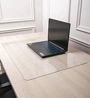 Защитная накладка на стол 800×650 мм (0.5мм) прозрачный защитный коврик под ноутбук. Код/Артикул 137