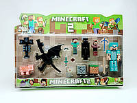 Игровой набор Star toys Фигурки "Minecraft" с черным драконом JL18332-22