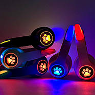 Дитячі бездротові навушники з котячими вушками STN-28 Cat Ear Рожеві, фото 4