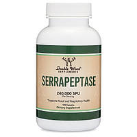 Серрапептаза Double Wood Serrapeptase Proteolytic Enzyme 240 000 SPU 120 Caps TE, код: 7901495