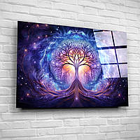 Картина на стекле "Космическое дерево"