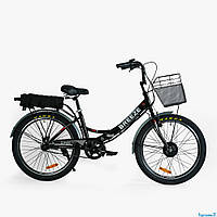 Електровелосипед Corso «Breeze Electric Bike» 24" дюйми BR-24502 (1) рама сталева, одношвидкісний