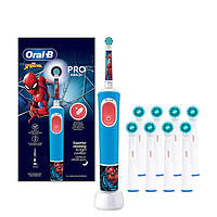 Електрична зубна щітка Oral-B D103.413.2K Vitality Pro Kids Spider-Man