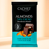 Шоколад Cachet "Almonds 54% Cacao" 300 г