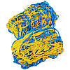 Сітка на ворота футзальні, гандбольні професійна (2шт) Еліт UR SO-5288 (PP 4,5 мм, яч. 12см), фото 5