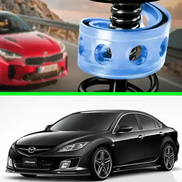 Автобафери силіконові на передні пружини Mazda 6 II 2007-2013 (проставки, подушки пружини)