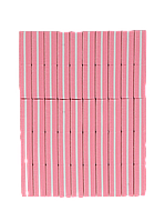 Баф для ногтей, мини, (100/180 грит), 50 шт/уп, цвет: розовый