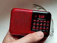 Радио ФМ/МP3 плеер S61. Аккумулятор 18650, SD карта