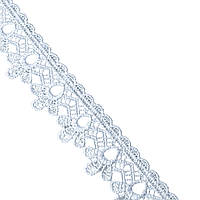 Мереживо макраме 3,0 см колір - білий