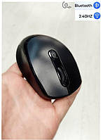 Мышка аккумуляторная для планшета, телефона, ПК - Bluetooth 3.0 + 2,4ГГц с адаптером, беспроводная A115621