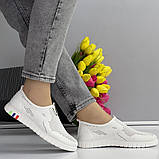 Кросівки жіночі з сіткою білі на літо (121273), фото 6