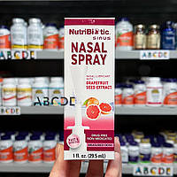 NutriBiotic Nasal Spray, натуральный спрей для носа с экстрактом семян грейпфрута, 29,5мл. Назальный спрей.
