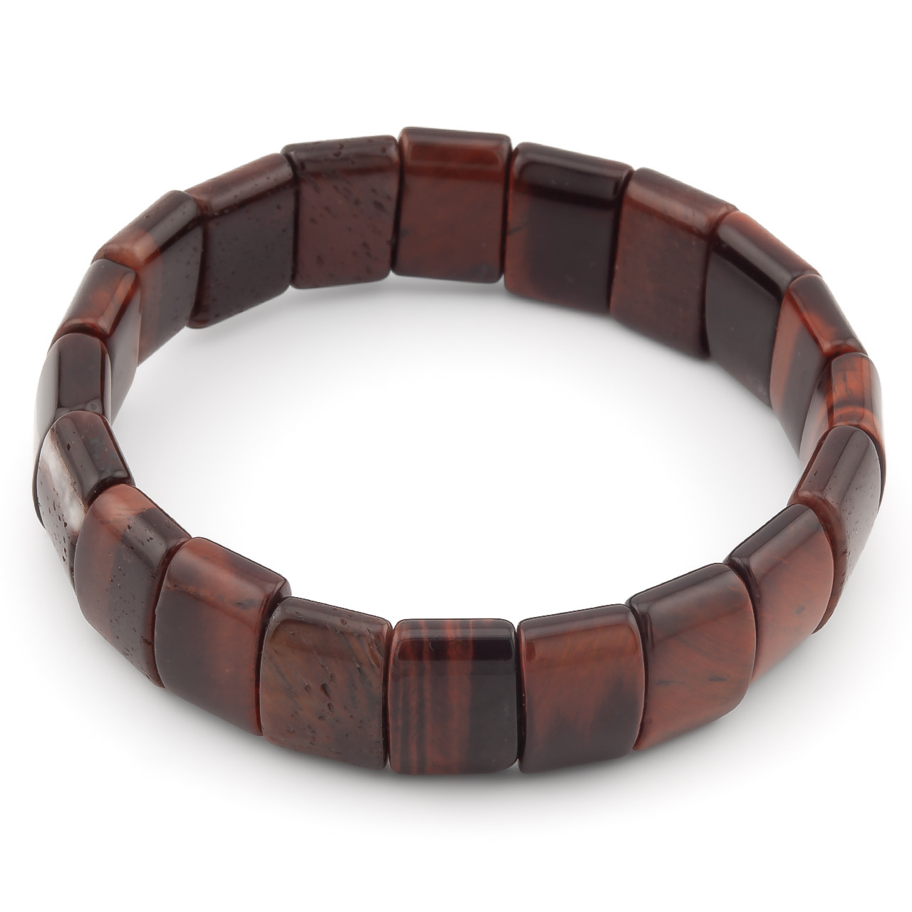 Браслет прямокутна ланка Бичаче око 15х10х6 мм 20 см 1 шт., фото 1