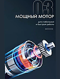 Акумуляторна мінібритва Ckeyin БРЕЛОК mini shaver usb Електрична електробритва роторна для чоловіків, фото 6