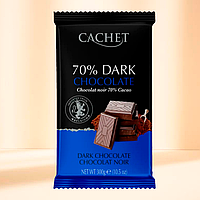 Шоколад Cachet "70% Dark Chocolate" 300 г